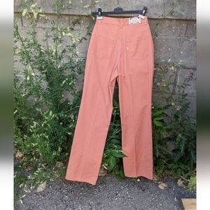 Vintage 1970s Levi's High Rise Peach Jeans